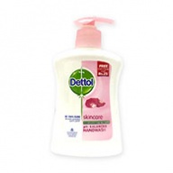 Dettol Hand Wash - Skin Care Anti Bacterial pH Balanced 215ml + Soap