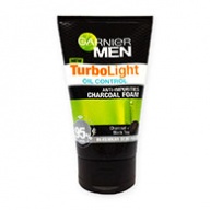 Garnier MEN Turbo Light Oil Control Anti-Impurities Charcoal Cleanser 100ml