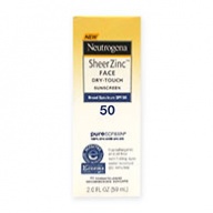 Neutrogena Sunscreen - Sheer Zinc Face Dry-Touch Broad Spectrum SPF 50 59ml