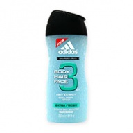 Adidas Shower Gel - Extra Fresh 3 in 1 250ml
