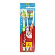 Colgate Toothbrush - Extra Clean - Reaches Back Teeth  3s