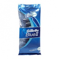 Gillette Razors - Blue II Disposable - Chromium Coating (5s)