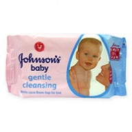 Johnsons Baby Wipes - Gentle Cleansing 56s (UK)
